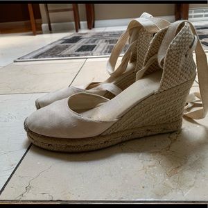 Cream Soludos espadrille wedges